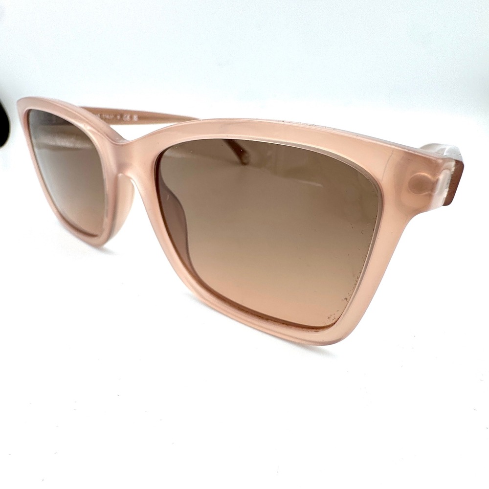 Chanel Sunglasses Square Translucent Brown Gradient Lens Italy 5551U & Case COA